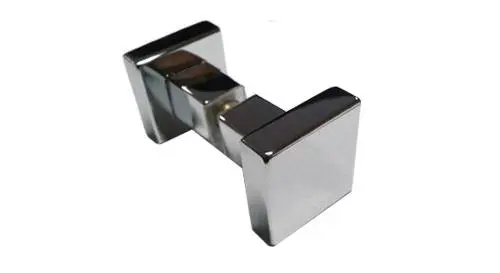 Chrome Square Door Knob