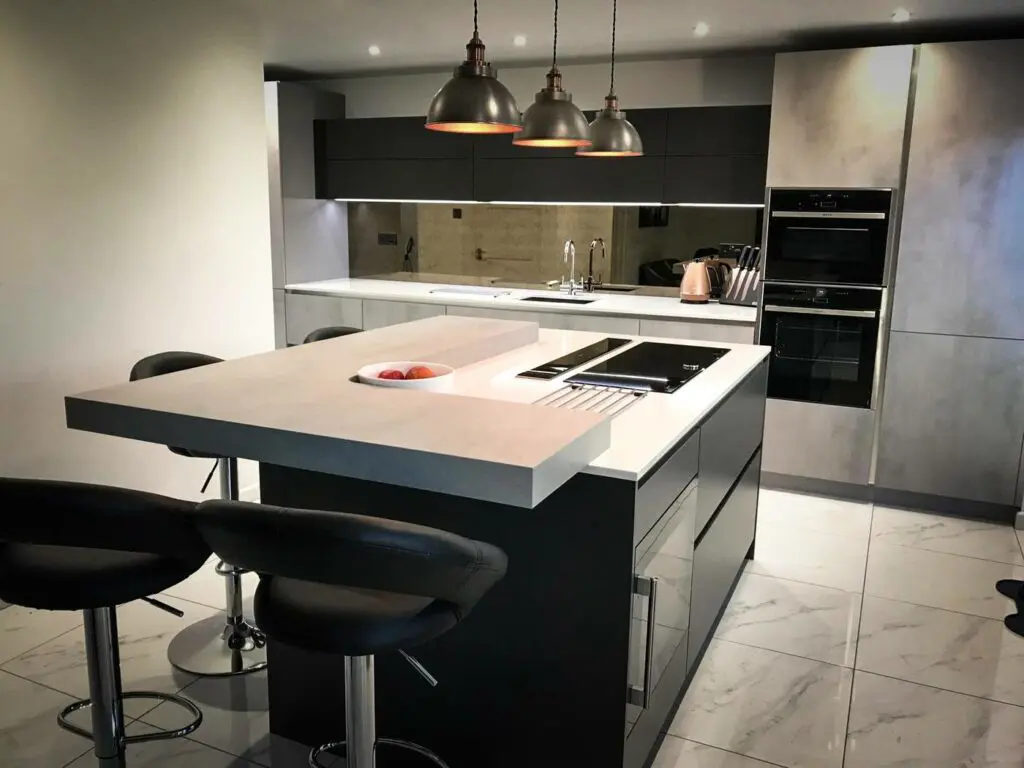 Custom Mirror Kitchen Splashback